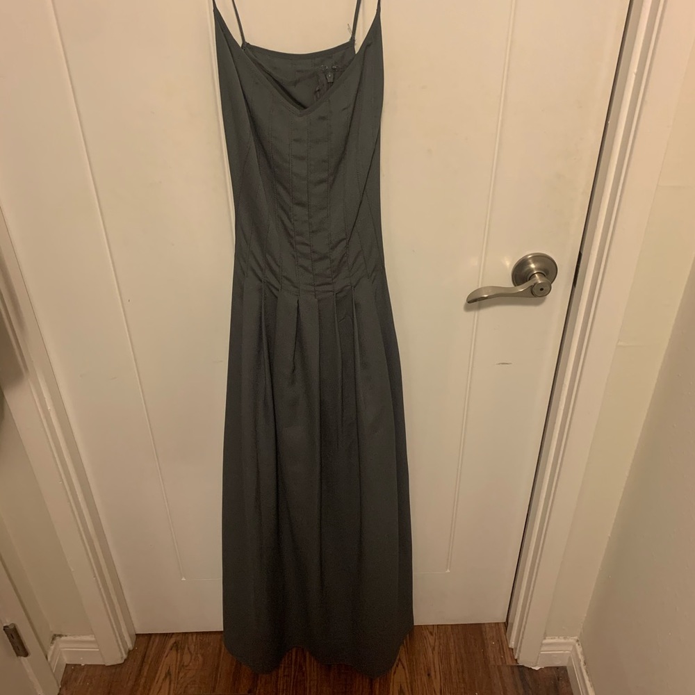 Banana republic gray formal dress